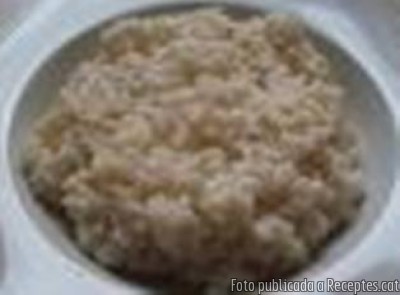Arròs blanc amb lluç i maionesa